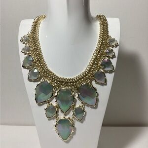 Gretchen, gold, iridescent slate